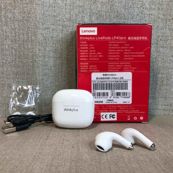 ❤️ LENOVO ❤️ thinkplus LivePods LP40Pro - Picture 3 of 7